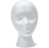 Styrofoam Head No Base Wig Head - BEAUTYBEEZ-beauty-supply