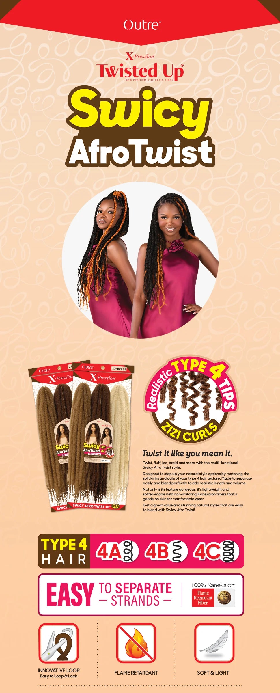 Swicy Afro Twist 3X