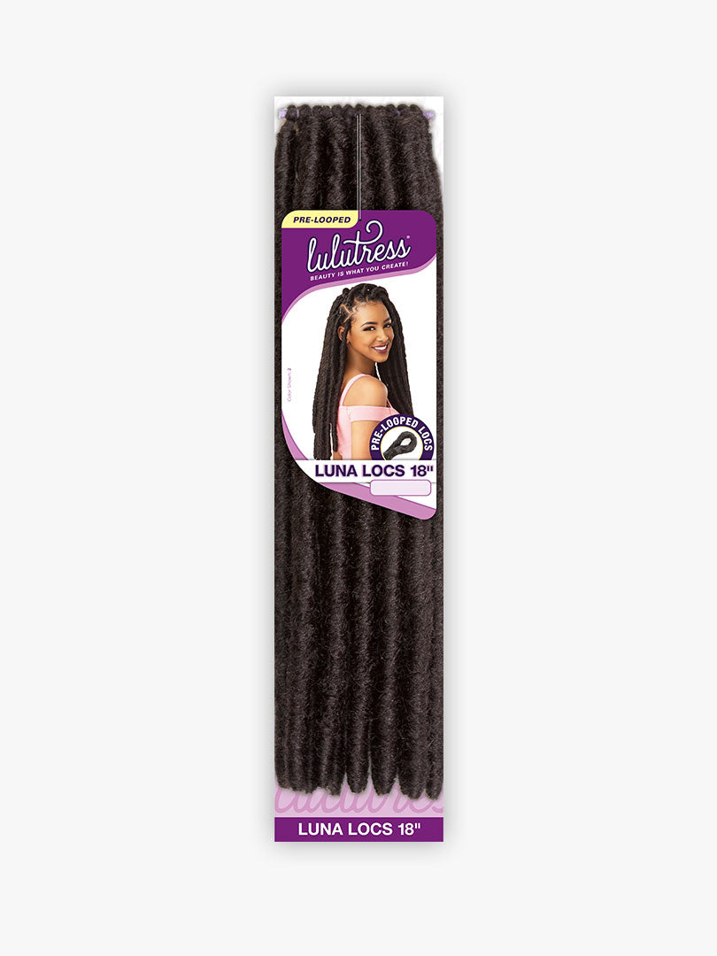 Lulutress Crochet Luna Locs 18" Crochet Braid - BEAUTYBEEZ-beauty-supply