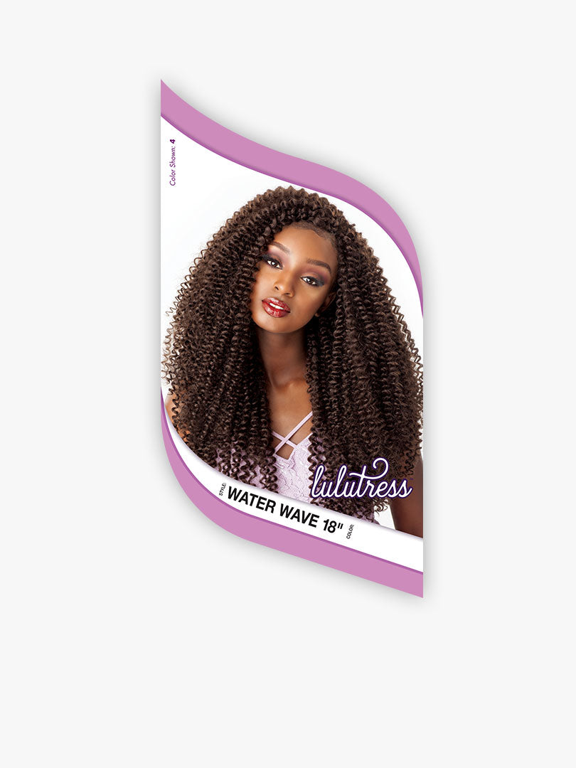 Crochet Braid Water Wave 18" Crochet Braid - BEAUTYBEEZ-beauty-supply