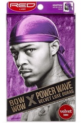 Kiss Bow Wow x Power Wave Velvet Luxe Durag Du-Rag - BEAUTYBEEZ-beauty-supply