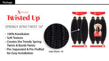 Twisted Up Springy Afro Twist 3x Crochet Hair - BEAUTYBEEZ-beauty-supply